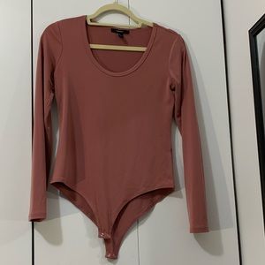 Salmon pink bodysuit